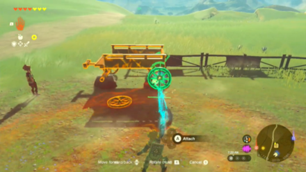 TotK Repairing the Broken Wagon