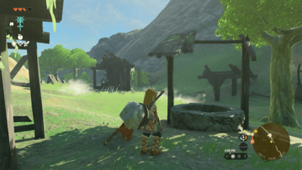 Mount Gustaf Well Entrance Overworld Image