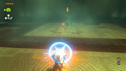 Zelda TotK Eshos Shrine Parry Training Construct Attack