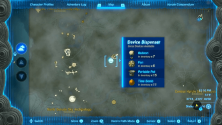 Tears of the Kingdom - Taunhiy Shrine Device Dispenser