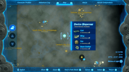 Tears of the Kingdom - Jirutagumac Shrine Device Dispenser