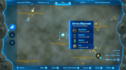 Tears of the Kingdom - Kadaunar Shrine Device Dispenser