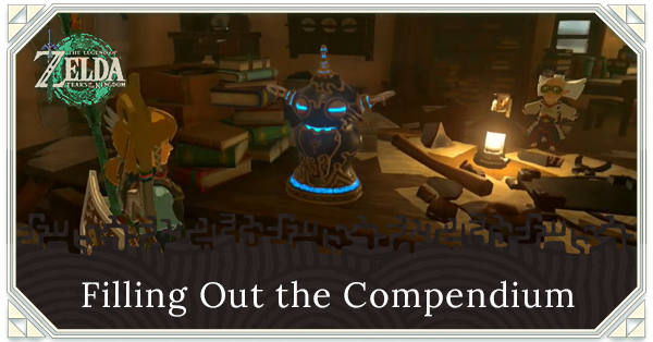 Filling Out the Compendium Walkthrough and How to Unlock