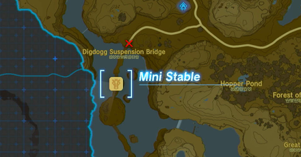 Tears of the Kingdom TOTK - Hyrule Field Mini Stable