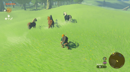 Zelda TotK - Sneaking Towards Horses