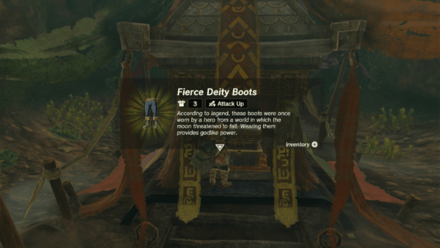 Fierce Deity Boots Location