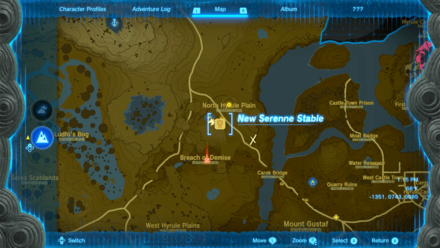 Tears of the Kingdom TOTK - New Serenne Stable