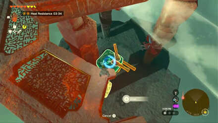 TotK - picking up objects mid-recall