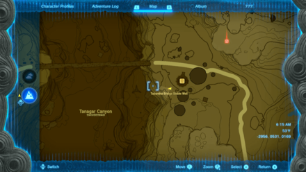 Tabantha Bridge Stable Well Entrance Map Image