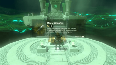 Zelda TotK Mayahisik Shrine Magic Scepter