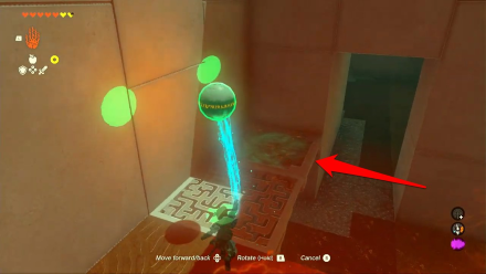 Zelda TotK Orochium Shrine Moving Platform