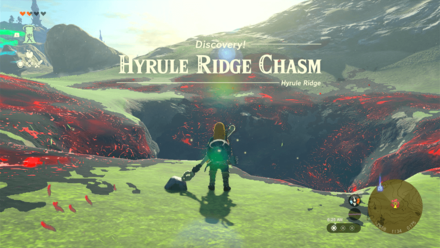 Hyrule Ridge Chasm Overworld Image