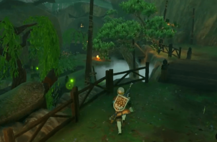 Zelda TotK - Kakariko Village Trees