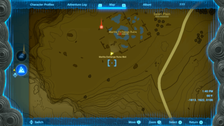 Maritta Exchange Ruins Well Entrance Map Image