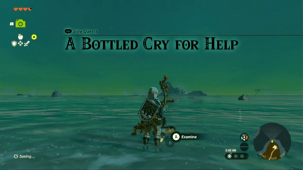 Tears of the Kingdom TOTK A Bottled Cry for Help How to Unlock