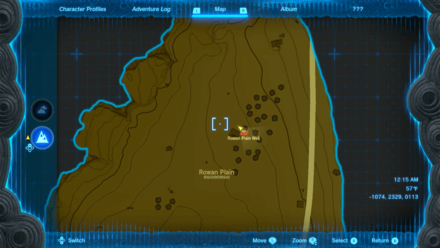 Rowan Plain Well Entrance Map Image