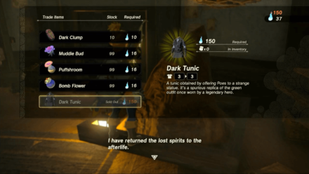 Dark Tunic Location
