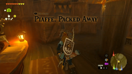 Tears of the Kingdom TOTK Piaffe, Packed Away How to Unlock