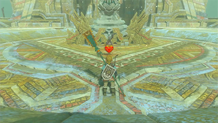 Zelda TOTK - Heart Container Complete a Temple