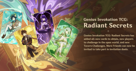 Genshin Impact Genius Invokation TCG - Radiant Secrets