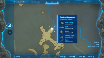 Tears of the Kingdom - Rakashog Shrine Device Dispenser