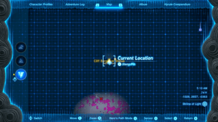 Zelda TotK - Bargainer Statue 5 Map Location