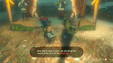 Zelda Tears of the Kingdom - TOTK - Serenade to Mija Return to Mastro