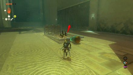 Zelda TotK Makasura Shrine Metal Structure with Stabilizer