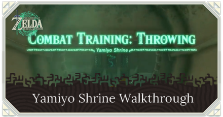 Zelda TotK Yamiyo Shrine Walkthrough Location and Puzzle Solution