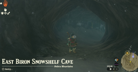 East Biron Snowshelf Cave Entrance Overworld Image