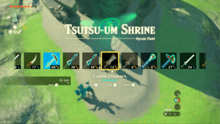 Zelda TotK - Adds a Random Buff to a Weapon