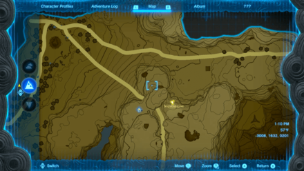 Brightcap Cave Entrance Map Image
