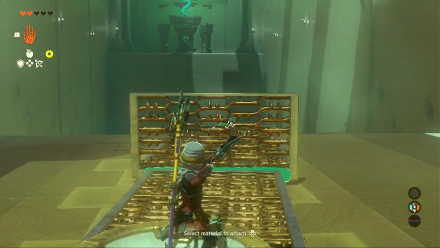 Zelda TotK Makasura Shrine Hit Stabilizer with bow and arrow