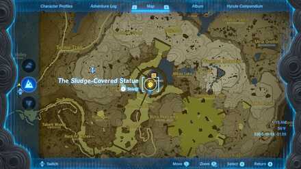 Tears of the Kingdom - The Sludge-Covered Statue