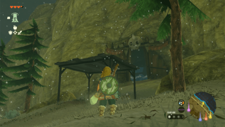 Tabantha Hills Cave Entrance Overworld Image