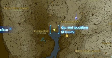 Lake Kilsie Cave Entrance Map Image