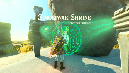 Zelda TotK Activate Simosiwak Shrine