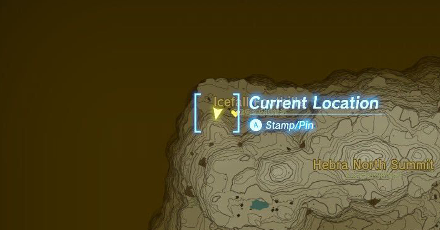 Icefall Foothills Cave Entrance Map Image