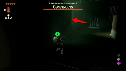 Zelda TotK Simosiwak Shrine Construct Near Altar Door