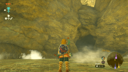 Tanagar Canyon West Cave Entrance Overworld Image