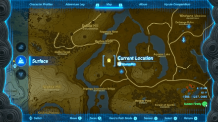 Zelda Tears of the Kingdom TotK - Great Fairy Kaysa Location Map