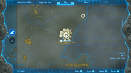 Tears of the Kingdom - Zonaite Forge Island