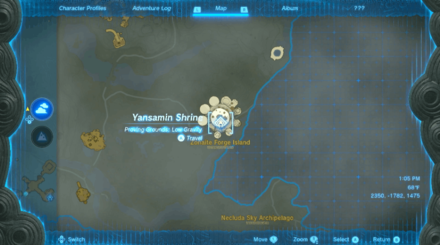Zelda TOTK - Yansamin Shrine
