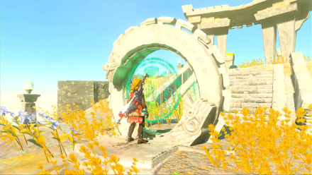 Zelda TotK - Sihajog Shrine Valor Island Dive Ceremony