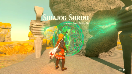 Zelda TotK Sihajog Shrine Unlocked