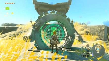 Zelda TotK Taunhiy Shrine Speak to the Construct and Examine the Sigil