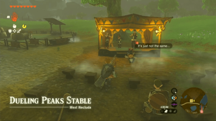 Tears of the Kingdom TOTK Dueling Peaks Stable