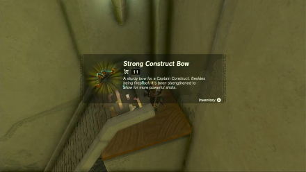Zelda TotK Marakuguc Shrine Strong Construct Bow