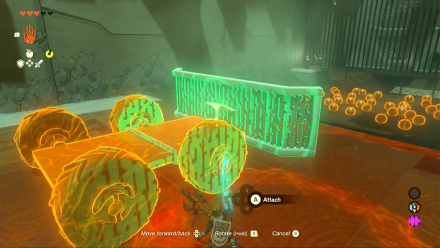 Zelda TotK Marakuguc Shrine Wheeled Contraption Scoop