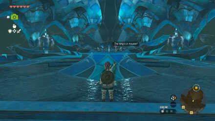 TotK - Zora children by the throne